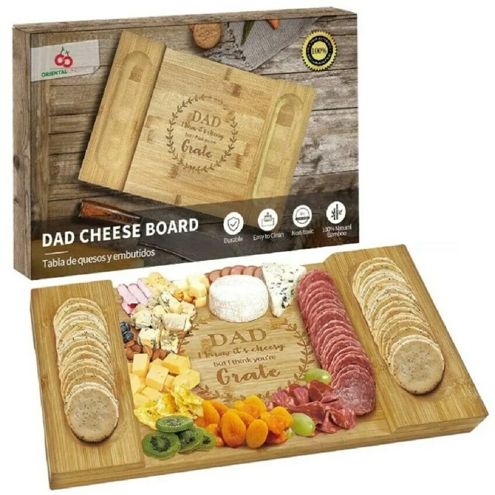 Dad Bamboo Cheese Board - Picture 1 of 7